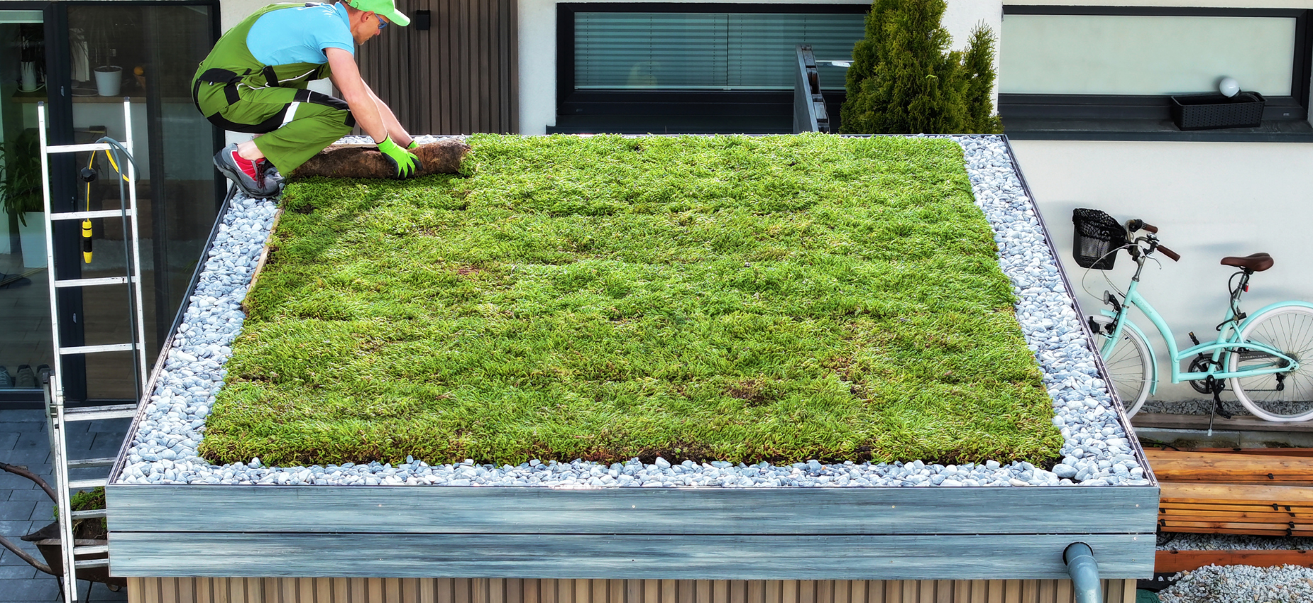 DAS DACH DER ZUKUNFT IST GRÜN